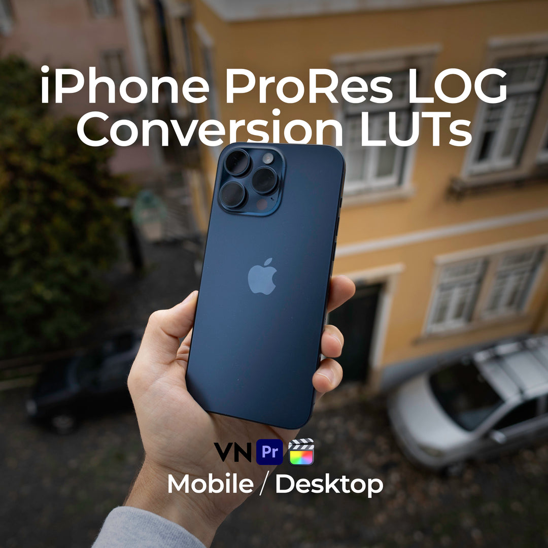 Apple ProRes LOG Conversion LUTs
